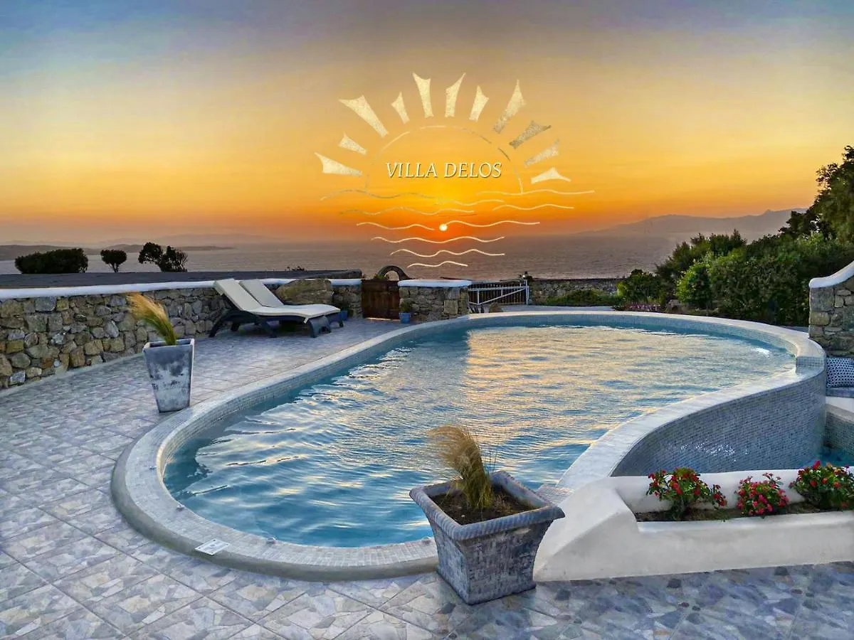 Villa Delos Sunset View Mykonos Town